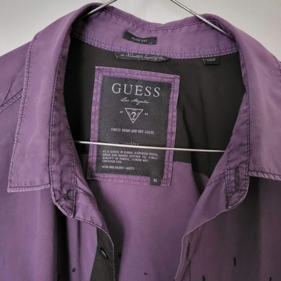 Guess Long Sleeve Casual Shirt Size M - Picture 2 of 2